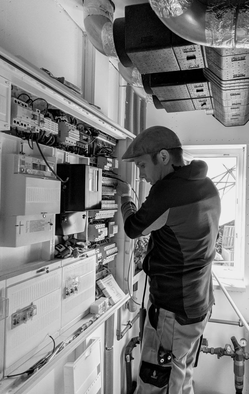 PV-Anlage im Einsatz